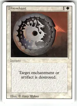 Magic: The Gathering Instant: Disenchant Common Regular MTG - Image 1