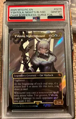PSA10 MTG Final Fantasy Y’shtola Night’s Blessed Surge Foil EN Borderless GEM - Image 1