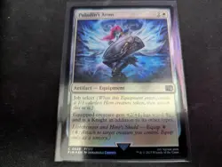 MTG Magic the Gathering FOIL Paladin's Arms FIN! - Image 1