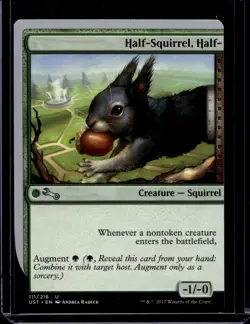 MTG Magic the Gathering Half-Squirrel, Half- (111/288) Unstable NM - Image 1