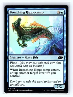 Breaching Hippocamp #290 Regular Common MTG 24 Foundations Jumpstart (J25) - Image 1