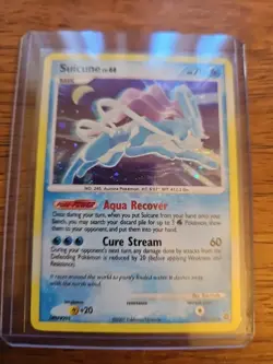 Suicune LV.44 19/132 Holo Rare Pokemon Card Secret Wonders Pokemon TCG NM - Image 1
