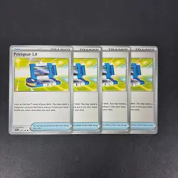 Pokegear 3.0 Playset (x4) - 186/198 - Common - SV Base & Black Bolt - NM Pokemon - Image 1