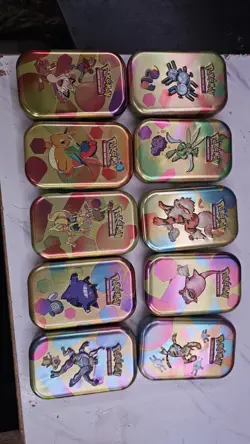 *EMPTY* Pokemon 151 Mini Tin Set - Including ART and COINS. NO PACKS! - Image 1