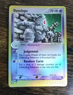 Pokemon Dusclops 4/100 EX Sandstorm Reverse Holo Rare NM-MINT+ - Image 1