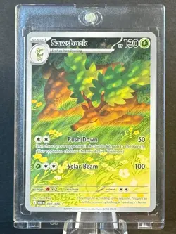 Pokemon Sawsbuck 92/86 Illustration Rare White Flare - Image 1