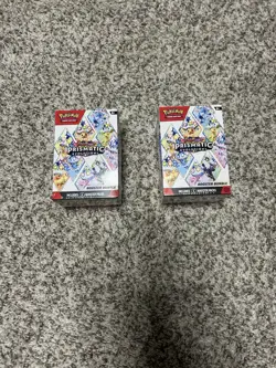 Pokemon TCG Prismatic Evolutions Booster Bundle Sealed x2 (Lot of 2) - Image 1