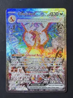 Charizard ex 223/197 Special Illustration Rare SIR Obsidian Flames Pokemon TCG - Image 1