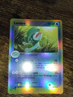 Pokemon Lombre 46/100 EX Sandstorm Reverse Holo Rare NM-MINT+ - Image 2