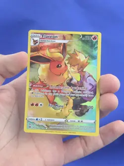 Pokemon Brilliant Stars Flareon TG01/TG30 Trainer Gallery Illustration Art -2 - Image 2