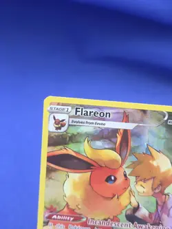Pokemon Brilliant Stars Flareon TG01/TG30 Trainer Gallery Illustration Art -2 - Image 3