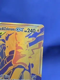 Pokemon Pikachu & Zekrom GX Tag Team Sun Moon Black Star Promo SM248 Standard NM - Image 4