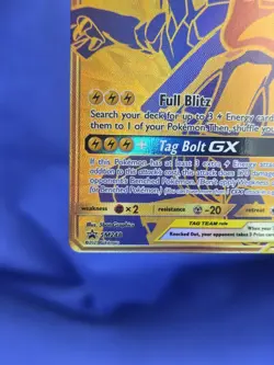 Pokemon Pikachu & Zekrom GX Tag Team Sun Moon Black Star Promo SM248 Standard NM - Image 5