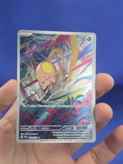 Pokemon Scarlet & Violet Base Set Toedscool 201/198 Illustration Art Rare NM - Image 2