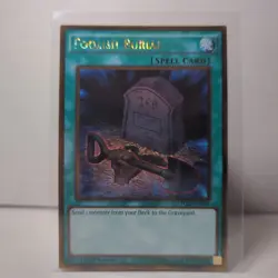 Yugioh Foolish Burial PGL2-EN051 Gold Rare 1st Ed NM - Image 1