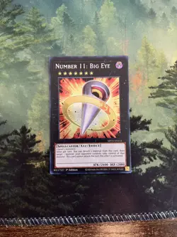Yugioh Number 11: Big Eye MP25-EN133 1st Edition Prismatic Secret Rare NM - Image 1