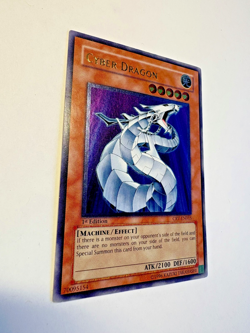 Yugioh Cyber Dragon CRV-EN015 Ultimate Rare 1st Edition LP - Image 4