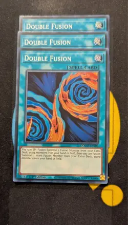 DOOD-EN100 Double Fusion x3 Super Rare 1st Ed YuGiOh Playset - Image 1
