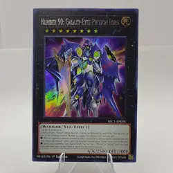 Yugioh Number 90: Galaxy-Eyes Photon Lord BLC1-EN018 Ultra Rare 1st Ed SILVER NM - Image 1