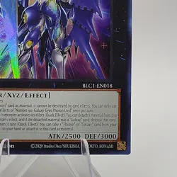 Yugioh Number 90: Galaxy-Eyes Photon Lord BLC1-EN018 Ultra Rare 1st Ed SILVER NM - Image 3