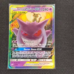 Gengar & Mimikyu GX - 53/181 - Ultra Rare - Team Up - Pokemon Card - NM/M - Image 1