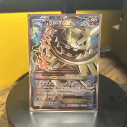 Pokemon TCG Mega-Steelix-EX Steam Siege Holo Full Art Ultra Rare Card 109/114 - Image 1