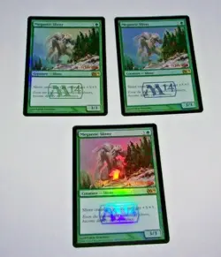 Megantic Sliver FOIL X3 Magic the Gathering card MTG lot - Image 1