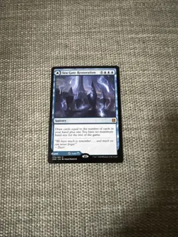 Sea Gate Restoration Zendikar Rising Mythic Rare Card Magic the Gathering - Image 1