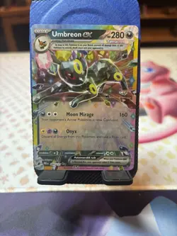 Pokemon TCG Umbreon EX 060/131 Double Rare Holo Card Prismatic Evolutions - Image 1