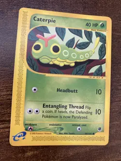 CATERPIE - 96/165 - Expedition Base Set - Common - Pokemon Card - NM - Image 3