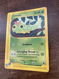 CATERPIE - 96/165 - Expedition Base Set - Common - Pokemon Card - NM - Image 4