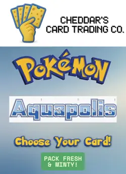 2002 Pokemon Aquapolis: Choose Your Card! Pack Fresh & Minty! - Image 1