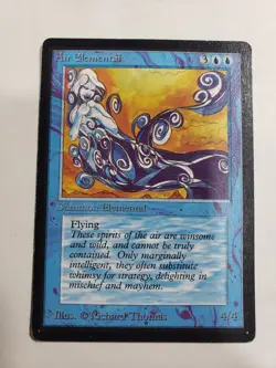 Magic the Gathering MTG Beta Air Elemental LP - Image 1
