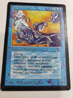 Magic the Gathering MTG Beta Air Elemental LP - Image 3