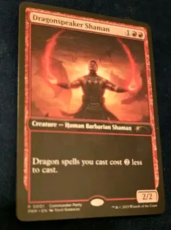 MTG Dragonspeaker Shaman Commander Party Promo Non Foil - Image 1