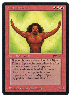 Mijae Djinn -- MTG (MP Quality) - Arabian Nights - See scans!! - Image 1