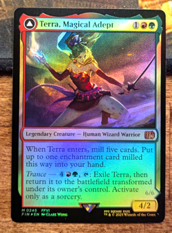 TERRA, MAGICAL ADEPT Foil - Final Fantasy MTG Magic: the Gathering - Image 1