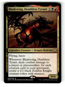 Bladewing, Deathless Tyrant Commander: Dominaria United 9 Near Mint - Image 1