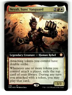 Neyali, Suns' Vanguard (Extended Art) Commander: Phyrexia: All Will Be One 38 NM - Image 1