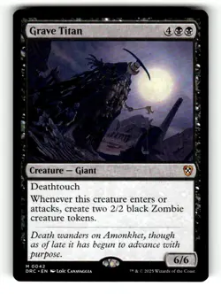 Grave Titan Commander: Aetherdrift 42 Near Mint - Image 1