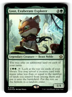 Loot, Exuberant Explorer Foundations 106 NM FOIL 3 - Image 1
