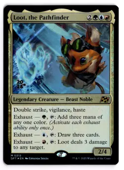 Loot, the Pathfinder 212 Aetherdrift NM FOIL - Image 1