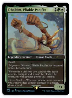 Dhalsim, Pliable Pacifist 433 Secret Lair Drop Series NM FOIL 2 - Image 1