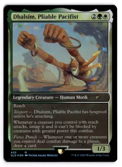 Dhalsim, Pliable Pacifist 433 Secret Lair Drop Series NM FOIL - Image 1