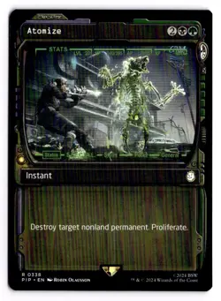 MTG - Atomize (Showcase) 338 - Universes Beyond: Fallout NM - Image 1