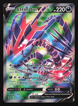 Pokemon Eternatus V SWSH044 Sword & Shield Black Star Promo HP - Image 1