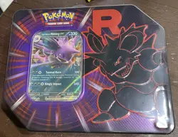 Pokemon Team Rocket Tin-Team Rocket's NIDOKING - Factory Sealed ! - Image 1