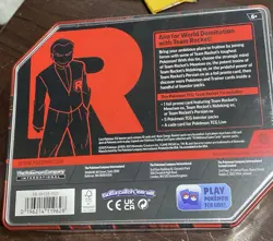 Pokemon Team Rocket Tin-Team Rocket's NIDOKING - Factory Sealed ! - Image 3