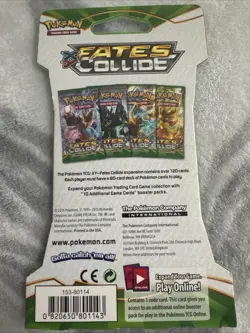 Pokemon (1) XY Fates Collide Sleeved Booster Pack New Sealed! 820650801143 - Image 2