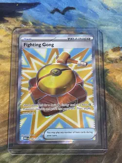 Pokemon Fighting Gong 168/132 Ultra Rare Full Art Mega Evolution English MINT - Image 1